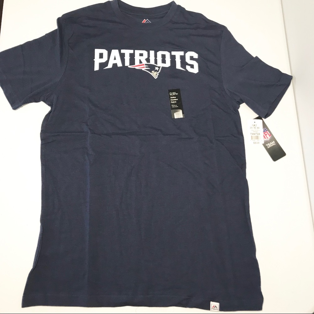 🏈 NFL T-Shirt M New England Patriots Flex Football - Picture 4 of 8